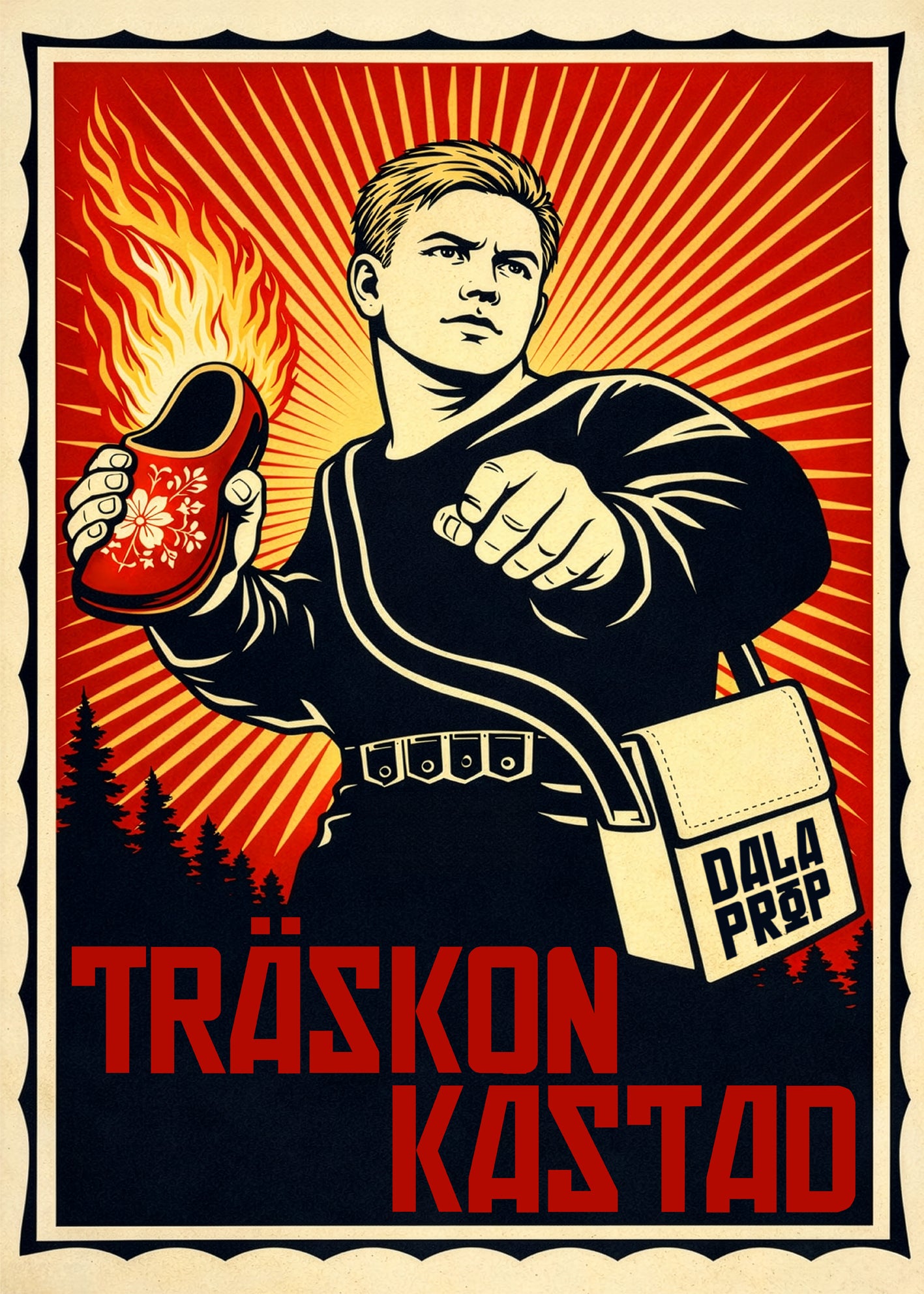 TRÄSKON KASTAD