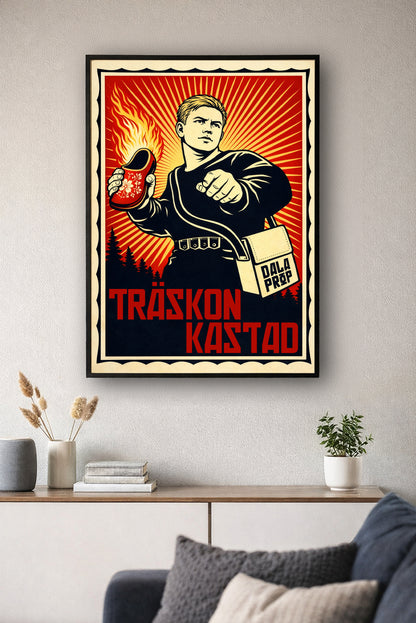TRÄSKON KASTAD